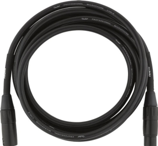 Fender Professional 3m Siyah Mikrofon Kablosu 2