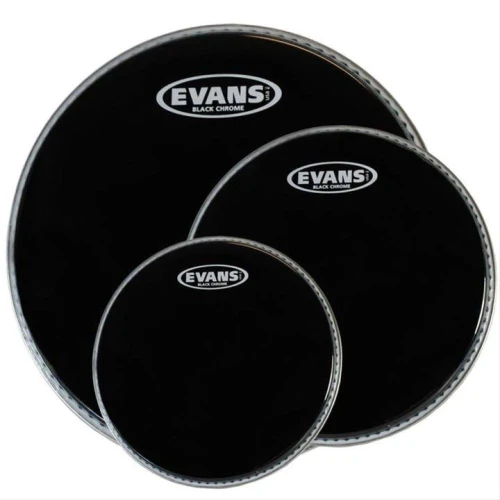 Evans Etpchr-R Deri Seti (10+12+16) Siyah Rock Kit 2