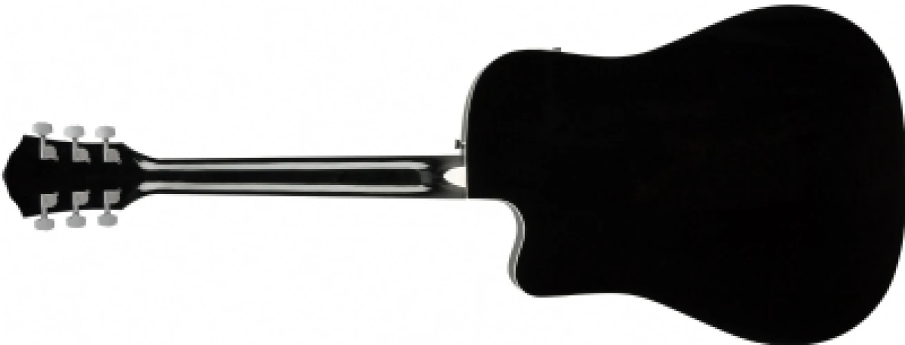 Fender FA-125CE Dreadnought Ceviz Klavye Black Elektro Akustik Gitar 2