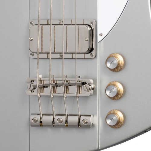 Epiphone Thunderbird '64 4 Telli Bas Gitar (Silver Mist) 5