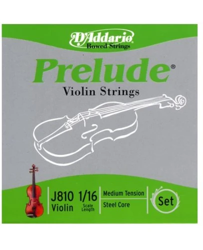 DADDARIO J810116 KEMAN TEL SETİ, PRELUDE, SCALE 1/16, MEDIUM TENSIO 1