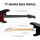 Donner Designer Series DST-200P Elektro Gitar (Siyah) 5