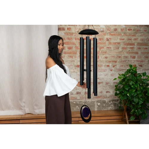 Meinl Sonic Energy Purple Agate Meditation Chime (50"/128 cm - 432 Hz/A Major - Siyah) 3