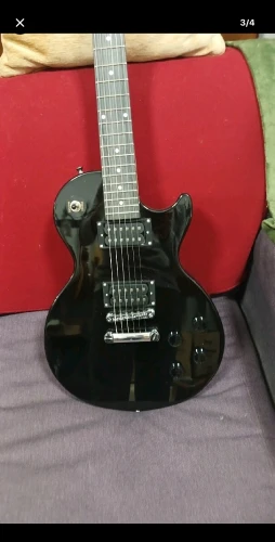 Sıfır,Lespaul Model Cross marka Siyah RenkElektro Gitar 3