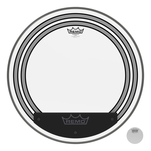 REMO PW-1320-00- Powersonic® Şeffaf 20" Bas Davul Derisi 5