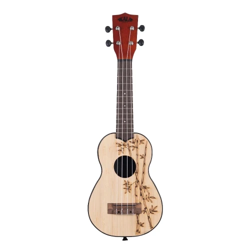 Kala Bamboo Top Ukadelic Soprano Ukulele (Bamboo) 1