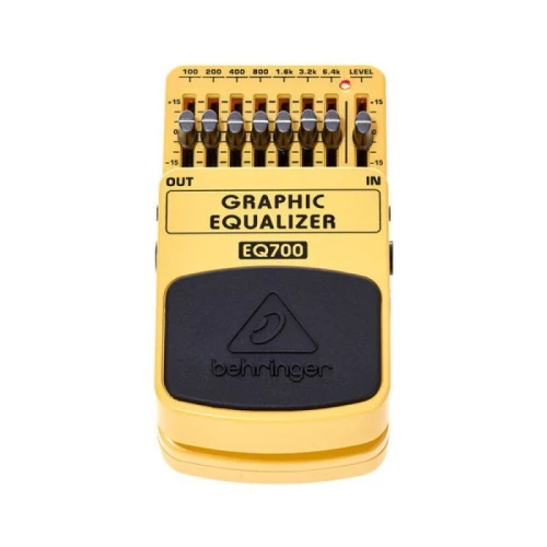 BEHRINGER EQ700 7-Bant Grafik Ekolayzer Pedal 5