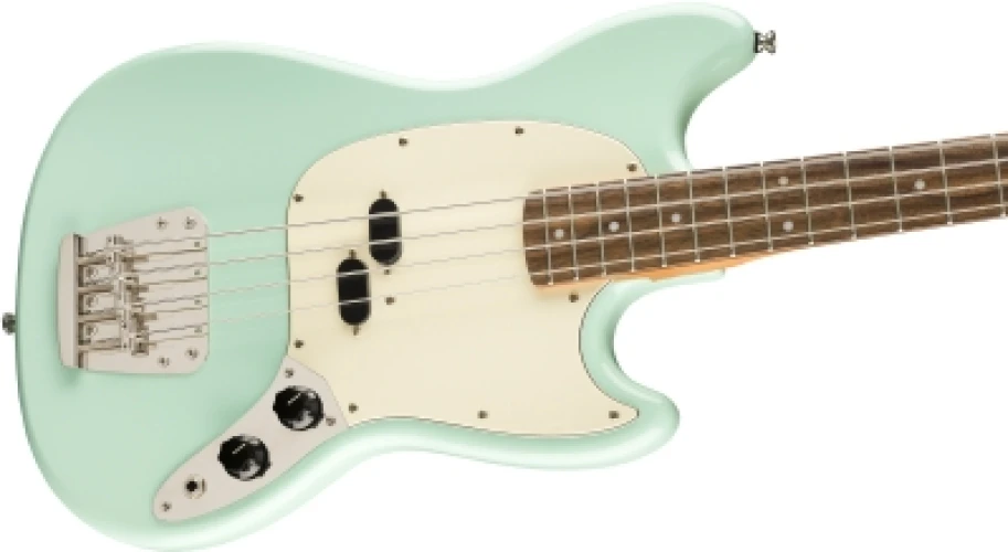 Squier Classic Vibe 60s Mustang Bass Laurel Klavye Surf Green Bas Gitar 3