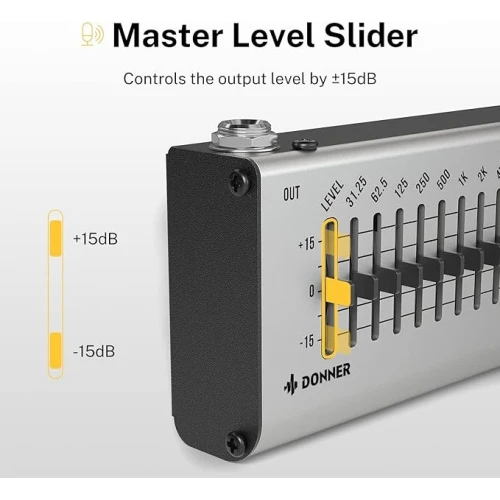 Donner EQ Seeker 10 Band EQ Pedalı 2