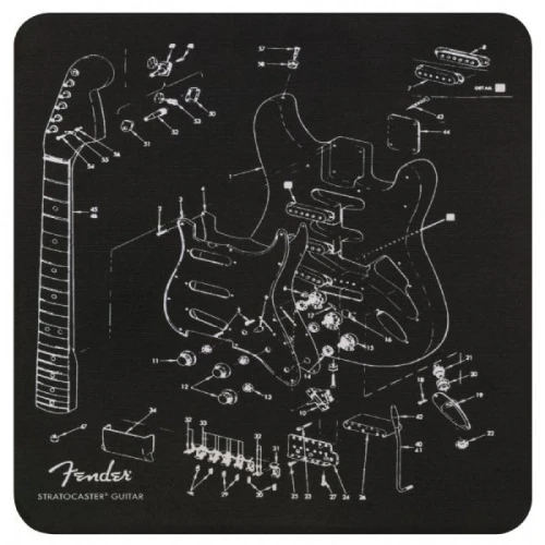 Fender Exploded Strat Mousepad 1
