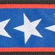 PLANETWAVES 50PLA10 GİTAR ASKISI, 50MM, LOCK-STARS STRIPES 1