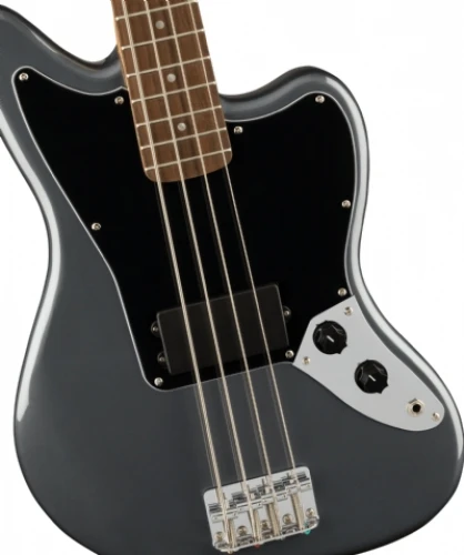 Squier Affinity Jaguar Bass H Laurel Klavye Charcoal Frost Metallic Bas Gitar 4