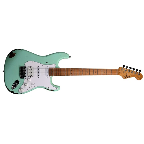 Lea RLC-100 SG Limited Edition Heavy Relic Elektro Gitar (Surf Green) 3