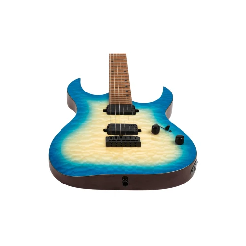 Spira S-500 QAB Elektro Gitar (Trans Aqua Blue) 5
