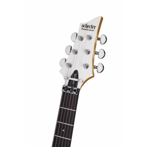 Schecter C-6 FR Deluxe Elektro Gitar (Satin White) 4