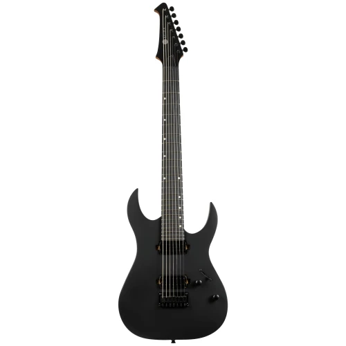 Spira S-407MBK 7 Telli Elektro Gitar (Mat Siyah) 1