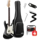 Donner Seeker Series DST-400 Elektro Gitar Seti (Siyah) 1