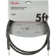 Fender Professional Düz/Düz Uçlu 1m Siyah Patch Kablosu 1