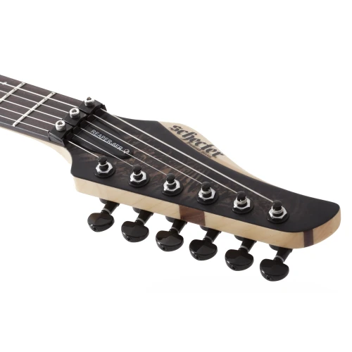 Schecter Reaper-6 FR Elektro Gitar (Satin Charcoal Burst) 7