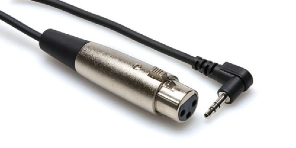HOSA XLR (F) <-> 3.5 mm TRS (M) Mikrofon kablosu, 60 cm. 1