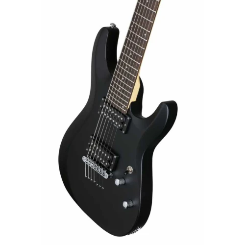 Schecter C-7 Deluxe Elektro Gitar (Satin Black) 4