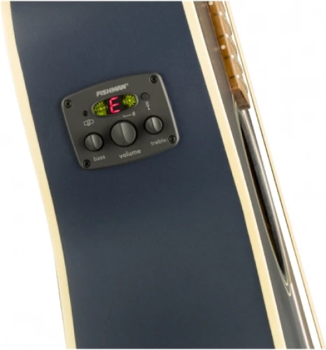 Fender Malibu Player Midnight Satin Elektro Akustik Gitar 6