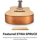 Donner DAD-140C Dreadnought Akustik Gitar Paketi (Natural) 4