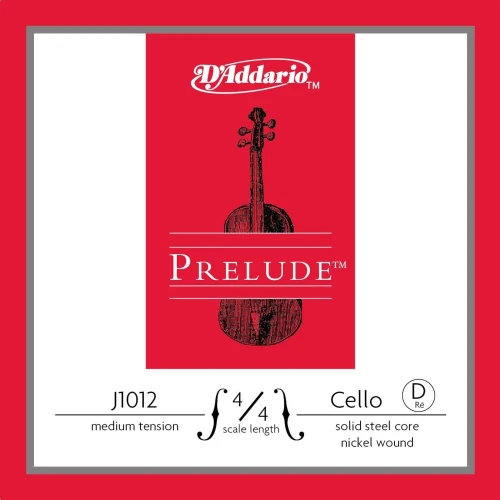 DADDARIO J1012 CELLO TEK TEL, PRELUDE, D-(RE), 4/4, MEDIUM 3