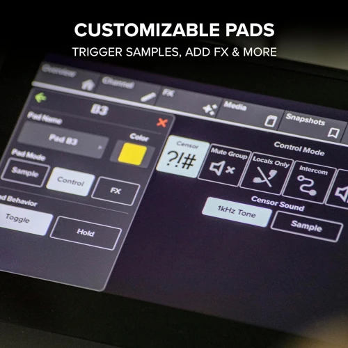 Mackie DLZ Creator XS Compact 6-Kanal Dijital Mikser 9