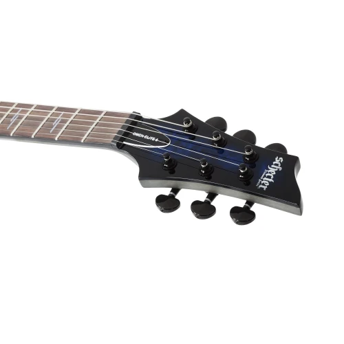 Schecter Omen Elite-6 Elektro Gitar (See Thru Blue Burst) 6