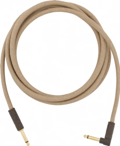 Fender Festival Düz/L Uçlu 3m Pure Hemp Natural Enstrüman Kablosu 2
