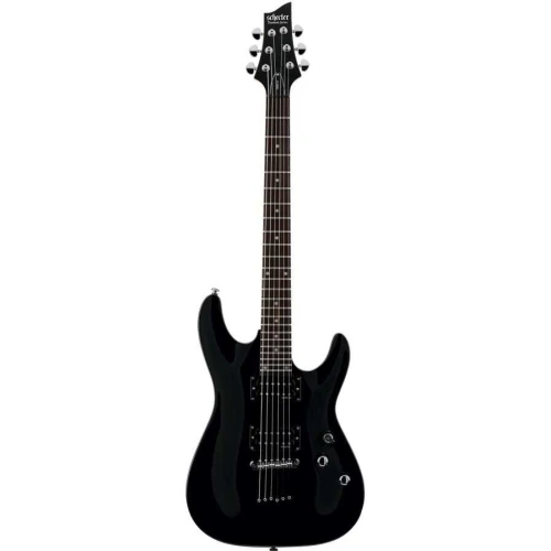 Schecter Omen 6 Elektro Gitar (Gloss Black) 1