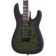 Jackson JS Dinky Arch Top JS32Q DKA HT Amaranth Klavye Transparent Green Burst Elektro Gitar 3