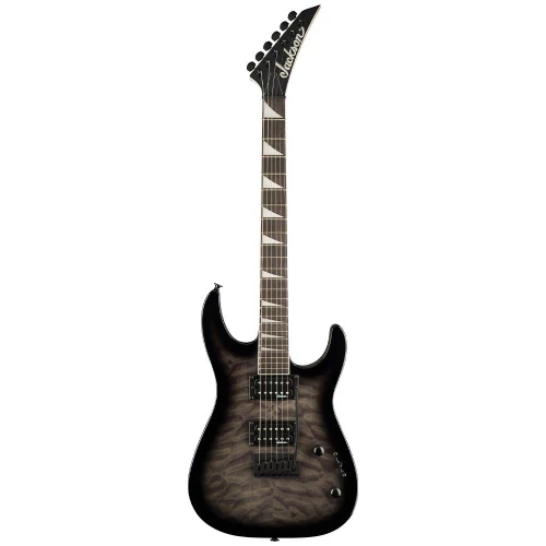 Jackson JS20 Dinky DKQ 2PT Amaranth Klavye Transparent Black Burst Elektro Gitar 1