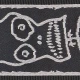 PLANETWAVES 50PLJS01 GİTAR ASKISI, 50MM, LOCK-JS SKULL N BONESS 3