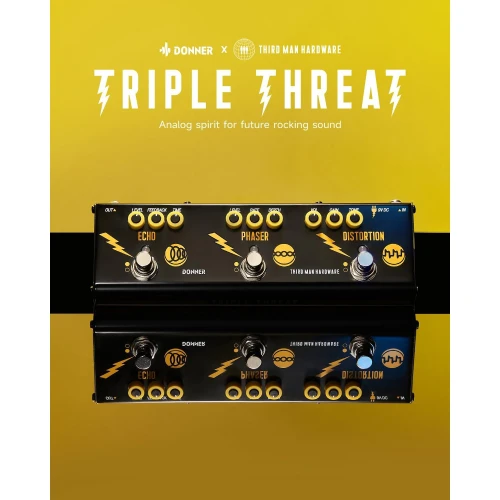 Donner Triple Threat Multi Efekt Pedalı 7