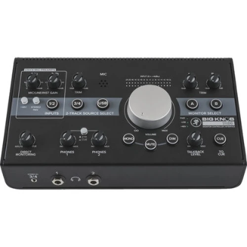 Mackie Big Knob Studio 3x2 Ses Kartı ve Stüdyo Monitör Kontrol Ünitesi 1