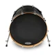 EVANS BD16RB-NP DERİ 16 EQ3 RESONANT KİCK SİYAH ÖN RİNGLİ-DELİKSİZ 1