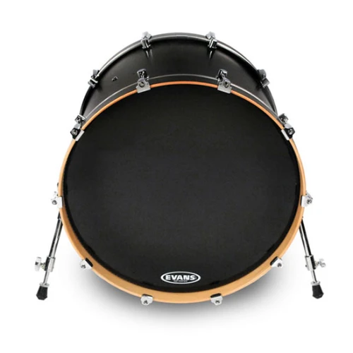 EVANS BD16RB-NP DERİ 16 EQ3 RESONANT KİCK SİYAH ÖN RİNGLİ-DELİKSİZ 1