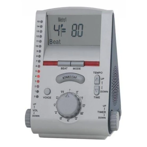 CHERUB WSM260G PİYANO İÇİN DİJİTAL METRONOM, GRİ 3