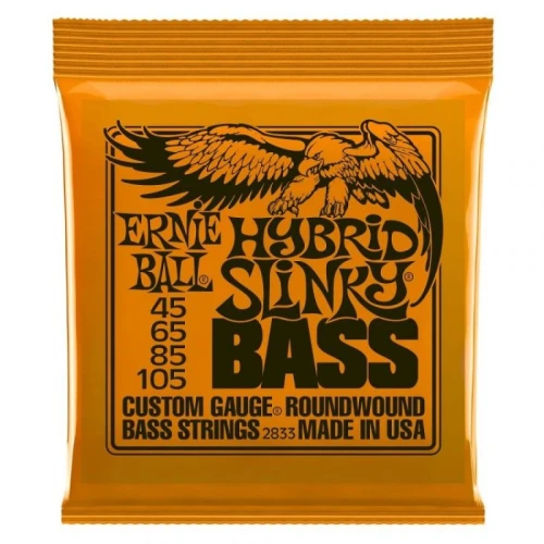 Ernie Ball P02833 Hybrid Slinky Nickel 45-105 (4 Telli) Bas Gitar Teli 3