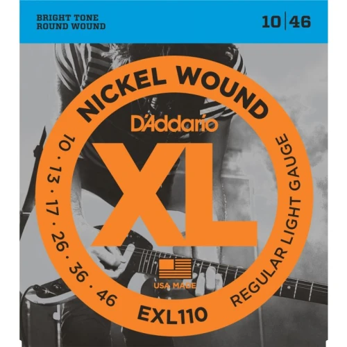 Daddario Exl110 Elektro Gitar Tel Seti, Xl, 10-46, Regular Light 1