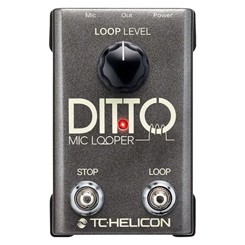 TC Helicon Ditto Mic Looper Vokal Efekt Pedalı 1