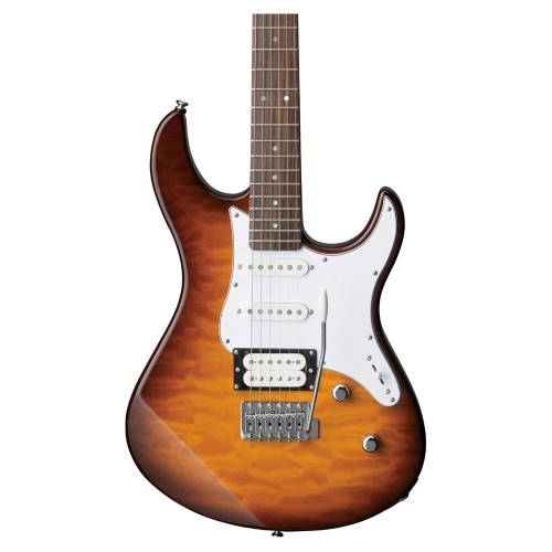 Yamaha Pacifica 212VQM Elektro Gitar (Brown Sunburst) 2