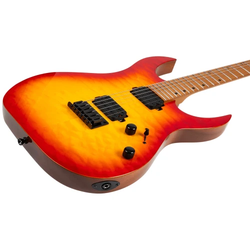 Spira S-500 QFB Elektro Gitar (Fireburst) 3