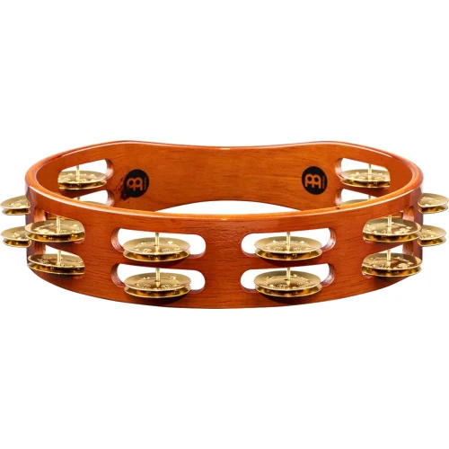 Meinl TA2B-AB Brass Jingle 2-Rows Hand Tamburin (Antique Brown) 4