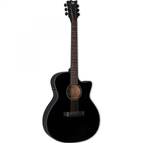 ESP LTD A-300E Siyah Elektro Akustik Gitar 1