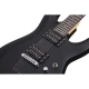 Schecter C-6 Deluxe Elektro Gitar (Satin Black) 2
