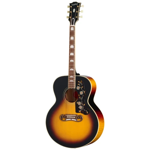 Epiphone Inspired by Gibson Custom 1957 SJ-200 Reissue Elektro Akustik Gitar (Vintage Sunburst) 1