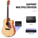 Donner DAG-1CE Elektro Akustik Gitar Paketi (Natural) 3